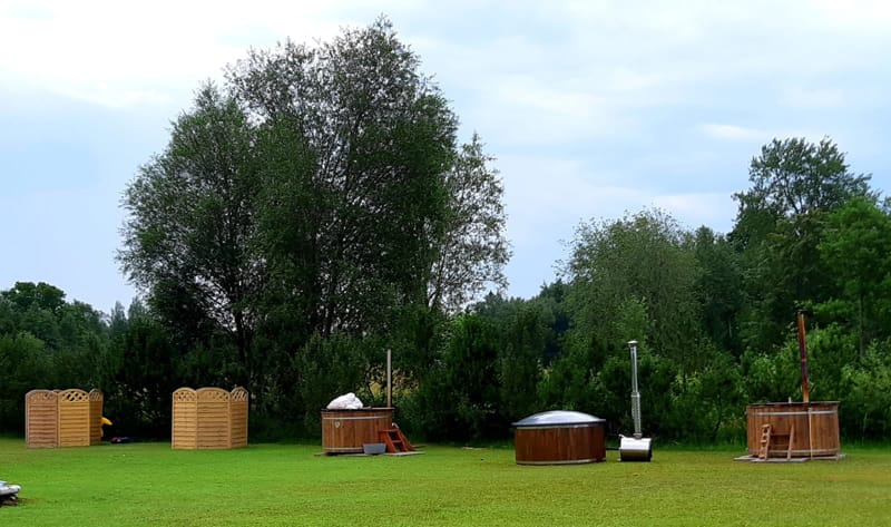 Kalna Raskumi, Viesu nams, Vecpiebalga, Alauksta ezers | Hot tub for rent on the shore of Alauksta lake, Vecpiebalga